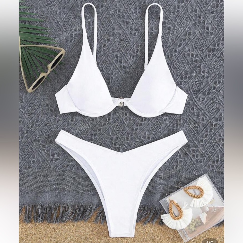 White Women's Bikini Set